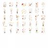 35pcs Aesthetic Vintage Stickers Minimalist Flowers Nature Stickers  Stickers For Notebook Luggage Mobile Phone Cup Laptop