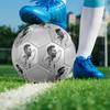 1PC Messi Modern Great Size 5 Soccer Ball PrahaIndoor Soccer Ball Colorful All Ages Machine Stitched PVC Competition Ready Durable High-Bounce