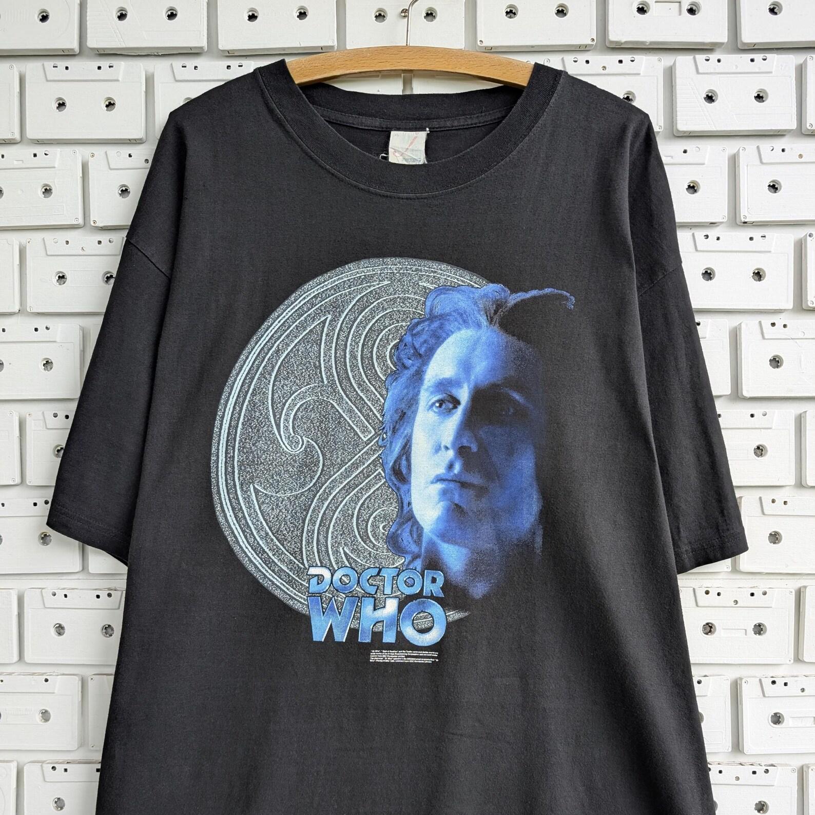 Vintage 1996 Doctor Who T shirt Sci-Fi Time Travel Adwenture Movie Merch Tee Size XL 3XL