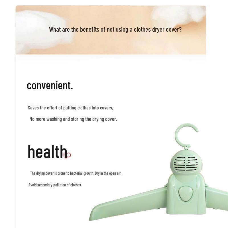 Portable Dormitory and Travel Clothes Dryer with Sterilization