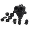 Microscope Head Trinocular Head 3.5‑100X Bifocal Continuous Zoom Stereo Microscope Head