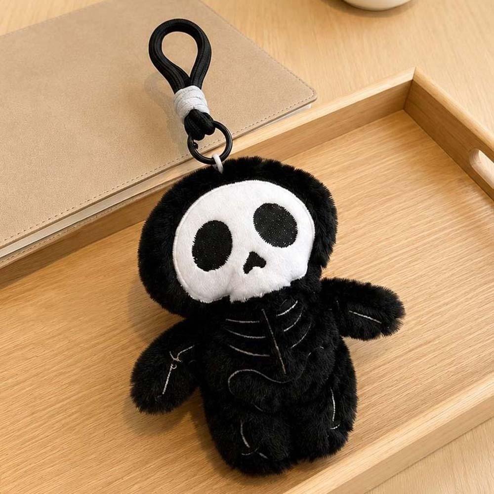 Lichtgewicht Mummie Pluche Sleutelhanger Compact Formaat Schedel Tas Hanger Halloween Knuffelpop Draagtas