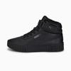 Women's/Youth Winter Shoes Puma Carina 2.0 MID WTR JR High Top Sneakers Black (387380-01)