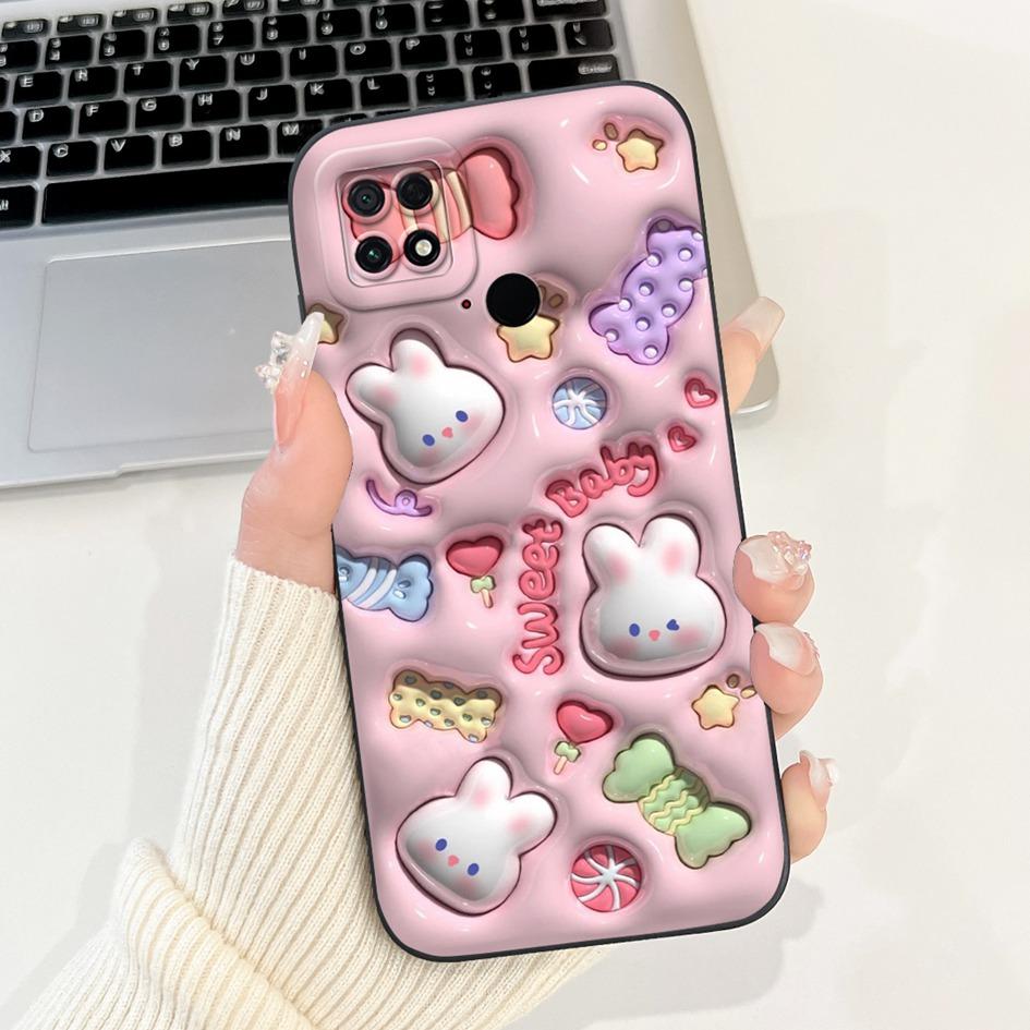 For Xiaomi Poco C40 Case 220333QPG Fashion Daisy Flower Graffiti Soft Silicone Shockproof Back Cover For Poco C40 PocoC40 Bumper