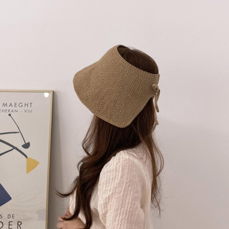 Knit Ribbon Bonnet Bucket Hat Cotton Bucket Hat Jinbeiji