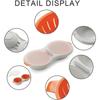 Microwave Egg Poacher Perfect Double Egg Poacher Easy Double-Cup Egg Boiler Hot Spring Egg Mold Kitchen Cooking Gadget Tools