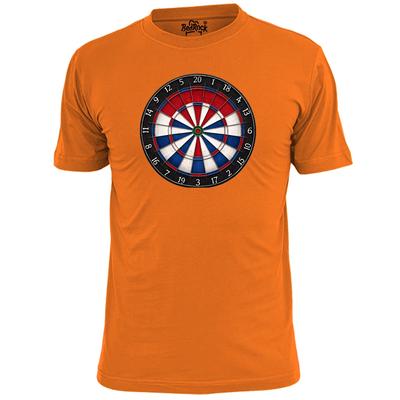 Mens Dart Board With Dutch Flag T Shirt Anderson Arrows