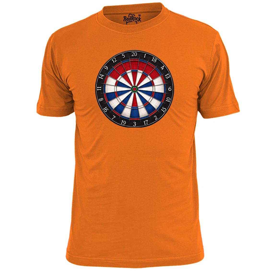 Mens Dart Board With Dutch Flag T shirt Anderson Arrows 2XL