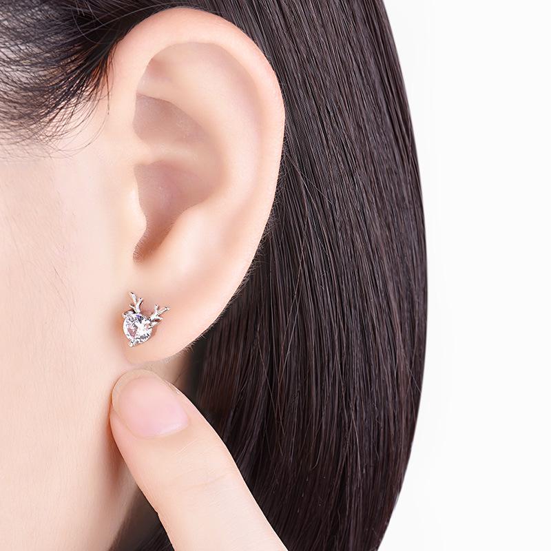 Women's Antler Earrings - Sweet Mori Style, Korean Minimalist, Perfect Christmas Gift