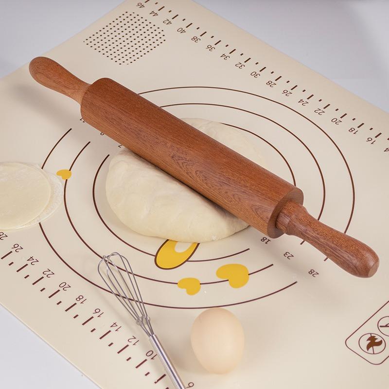 Neues Nudelholz aus Ebenholz, Haushalts-Knödelhaut-Rollstab für Rollenteignudeln, Küchen-Back-Gadgets, Zubehör