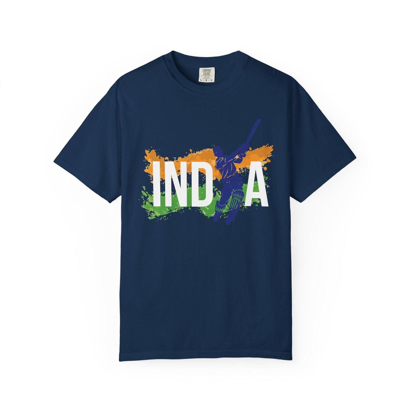 Team India Cricket T-shirt, Cotton Graphic Tee, Sports Fan Apparel 2XL