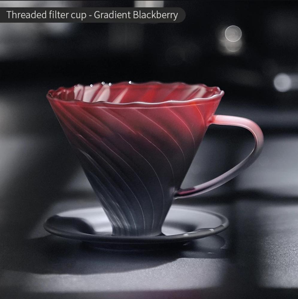 Hand Brewed Coffee Maker Coffee Filter Sharing Pot Set Borosilicate Glass Dripper Set Coffee Server with V02 Coffee Filter