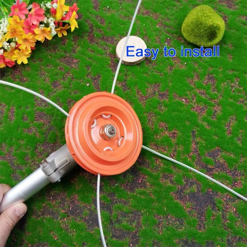 Tools Orange Grass Trimmer Head Aluminum Lightweight Strimmer Electric Trimmer Parts Wear-resistant Garden Tools Lawn Care