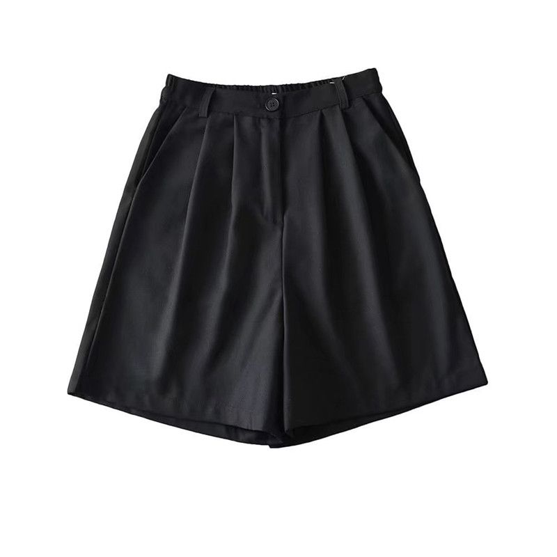 Ur Fashion Women's Wear High Waist Pure Color Lightweight Casual Suit Pants