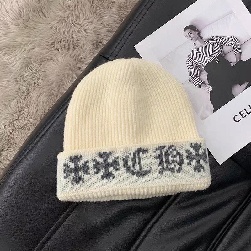 Niche personalized knitted hat for women, small face in autumn and winter, warm wool hat, big head circumference, bag head hat, versatile tide