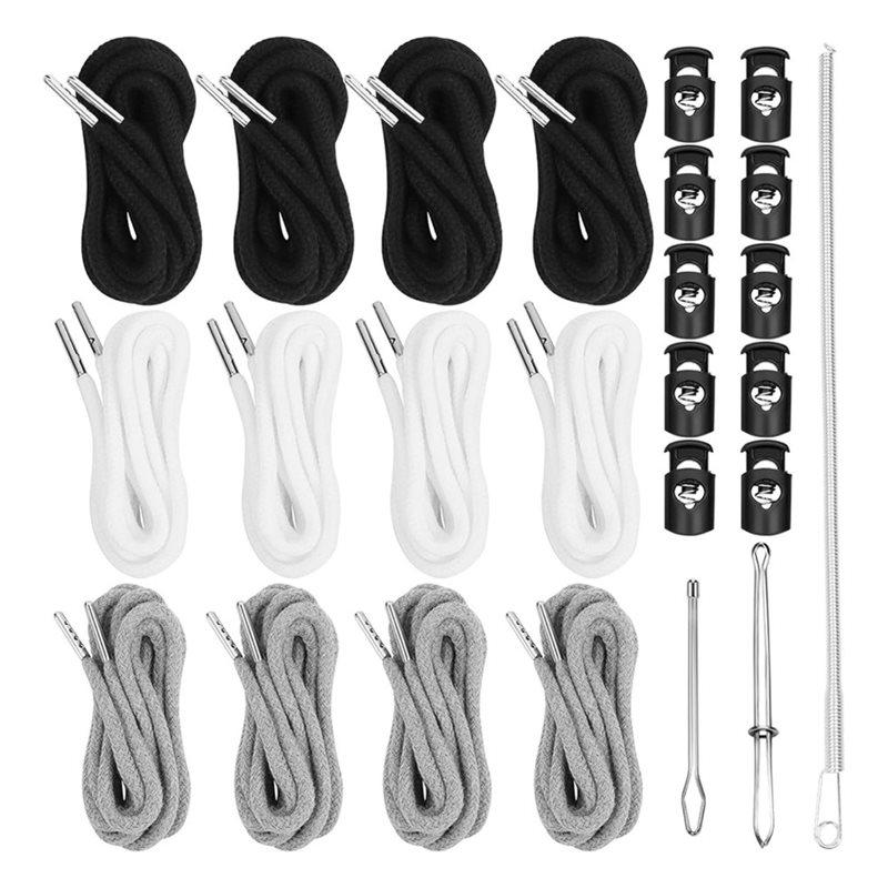 A25F-12PCS Drawstring Cord, 57 Inch Drawstring For Sweatpants