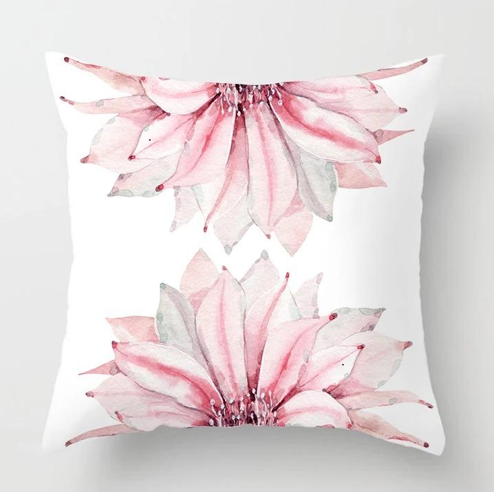 Cactus Flower Decorative Pillowcase Office Living Room Home Pillowcase Car Ornaments