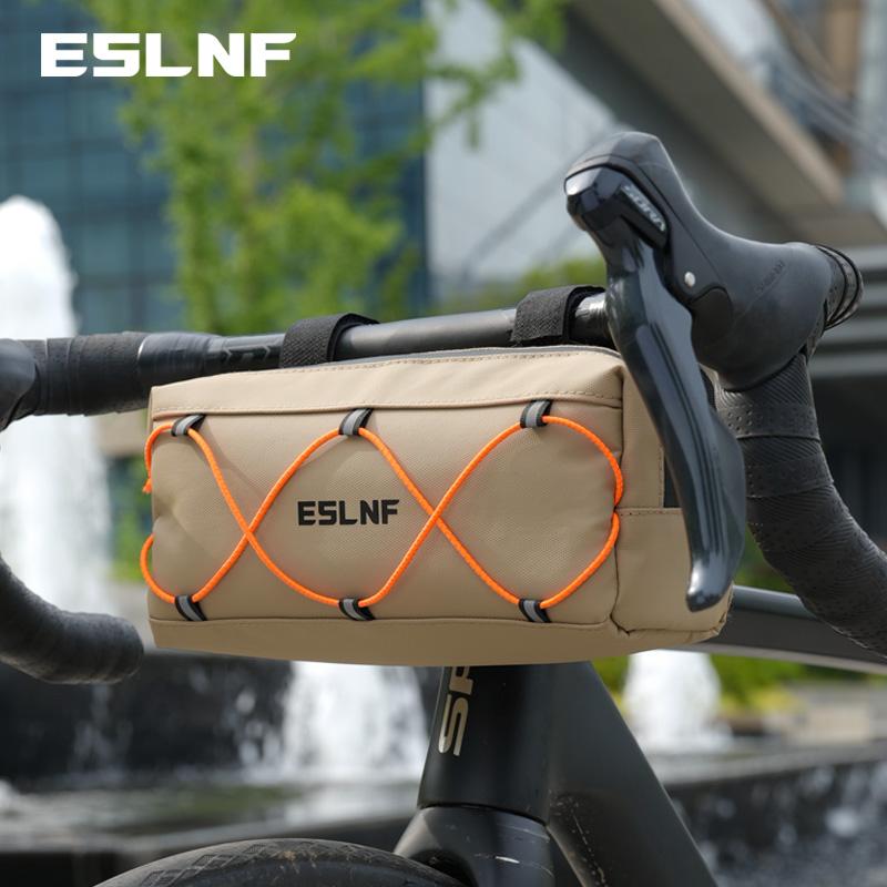 ESLNF Bicycle Front Bag Multifunction Outdoor Riding Handlebar Bag Waterproof Road Mountain Bike Front Bag Cycling Accessories