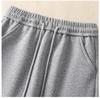 Women's Autumn/Winter Fleece-Lined or Regular Midi Skirt Sweatshirt Dress, Plus Size, Elastic Waist with Drawstring