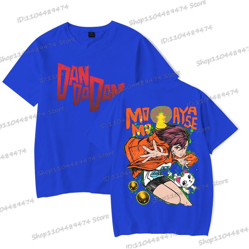 Dandadan Momo Ayase Tričko Cosplay Komiksové Dárky Exkluzivní Tričko Pánské Dámské Módní Kulatý Výstřih Oboustranný Dandadan Topy Trička