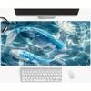 Large Office Mouse Pad Woven Cloth Surface Non Slip Rubber Base for Office Computer Keyboard Workspace Ideal Desk Pad for Gaming