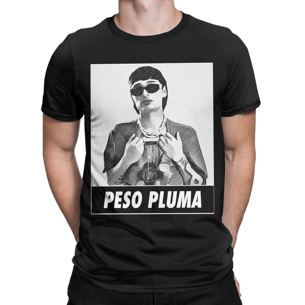 Casual TShirt Beach Peso Pluma Novelty TShirts  Cotton Tee Shirt for Mens Y2K Funny Pattern Short Sleeve Tees