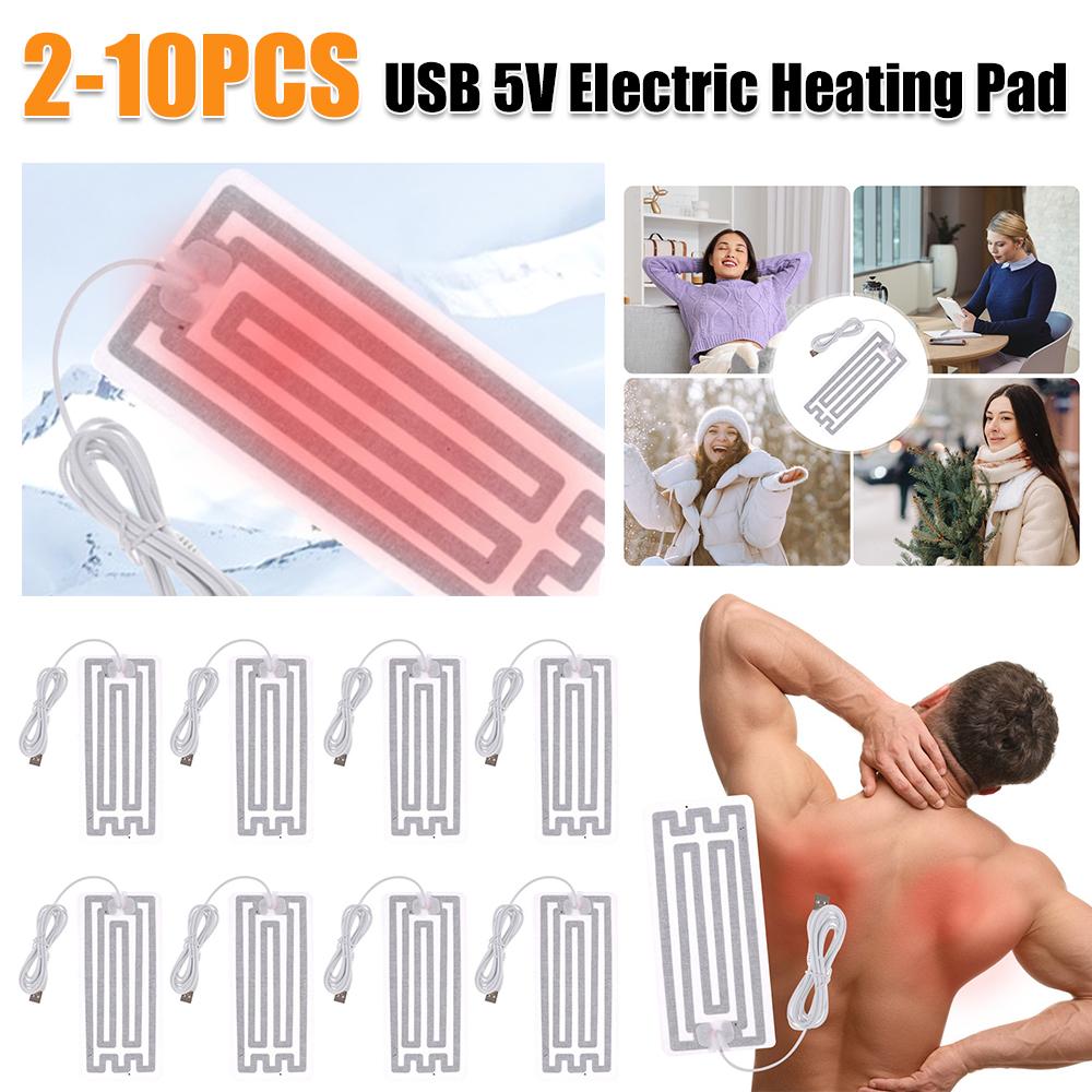 Heating Pad USB Heating Film Portable Cloth Heater Electric Heating Film DIY Thermal Clothing Outdoor Heated Jacket Vest