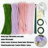 Bendable Floral Stem Wire Tulips Bouquets Set For Creative Arrangements Decorative Flowers Wedding Table Centerpiece