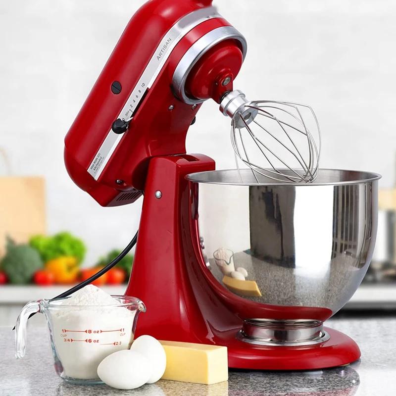 Edelstahl-Rührschüssel für Classic&Artisan Serie 4,5-5 Quart Neigekopf-Standmixer Schüssel Spülmaschinenfest