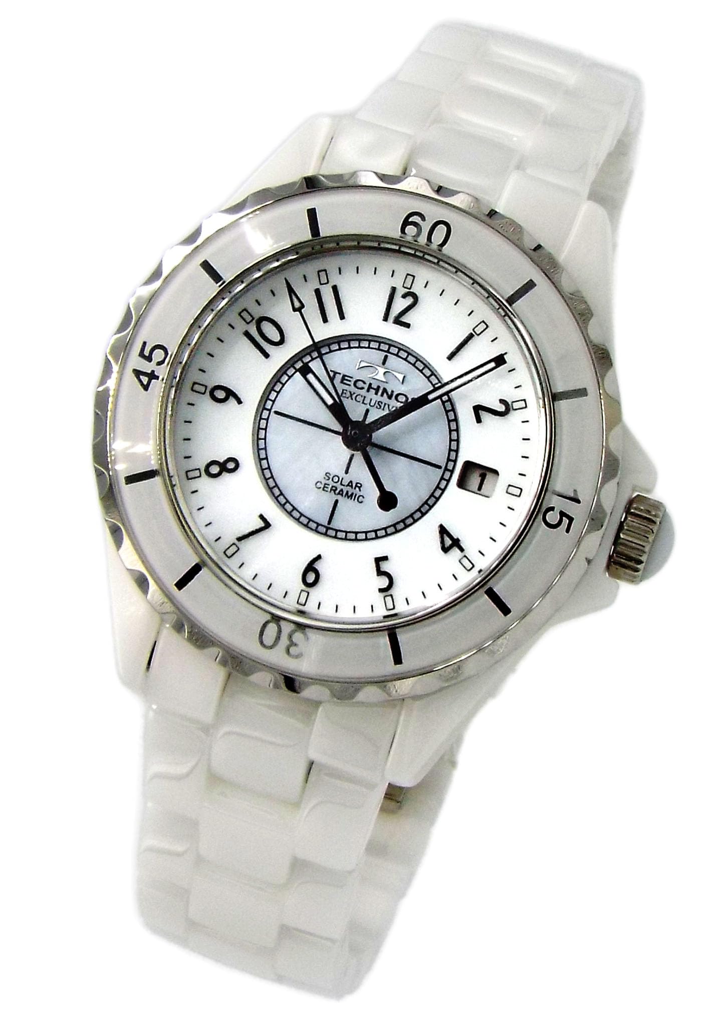 

TECHNOS SOLAR WATCH Часы Technos Solar Ceramic Белые TAE9002ATW Мужские с питанием от света [Б/У] белый