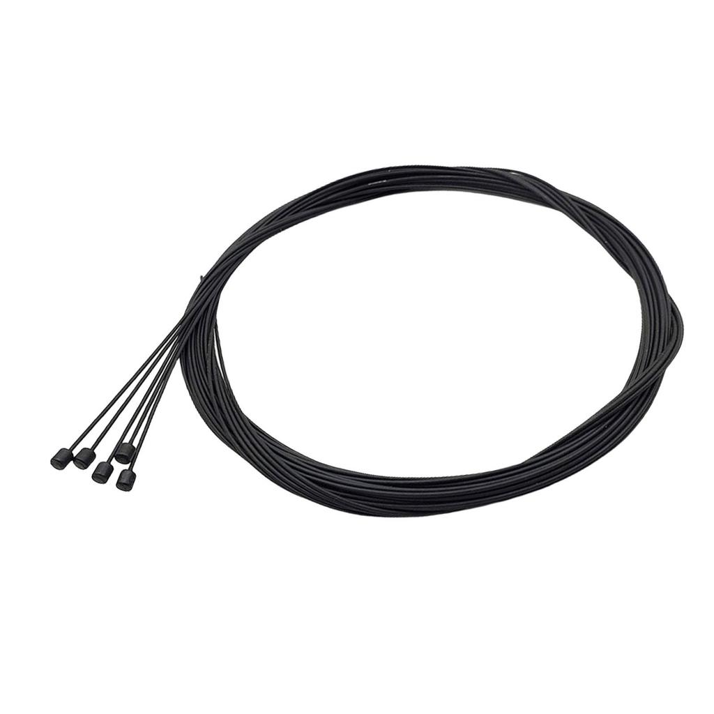 5pack Teflon Coated Gear Shift Cables Durability Teflon Bicycle Gear Cables for Smooth Shifting