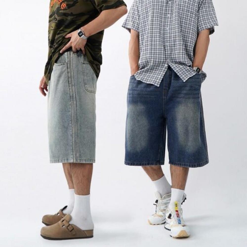Onl Men Track 7 8 Denim Bermuda Shorts