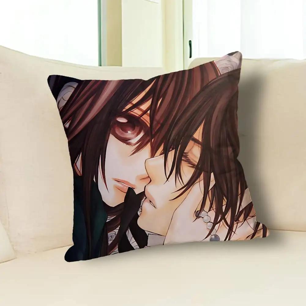 V-Vampire Comics K-Knights Pillow Cases for Bedroom Living Room Sofa Home Decor Polyester Cushion Cover with Zipper
