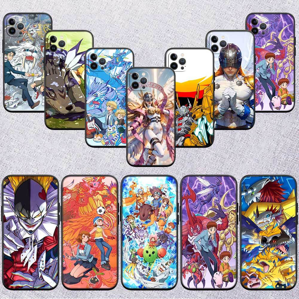 D-Digimons Phone Case for Redmi Note 12 12S 12C 13 13C 13R 14 14S 14R 14C 11A 13X A3 A3X A4 A5 Pro Max Plus