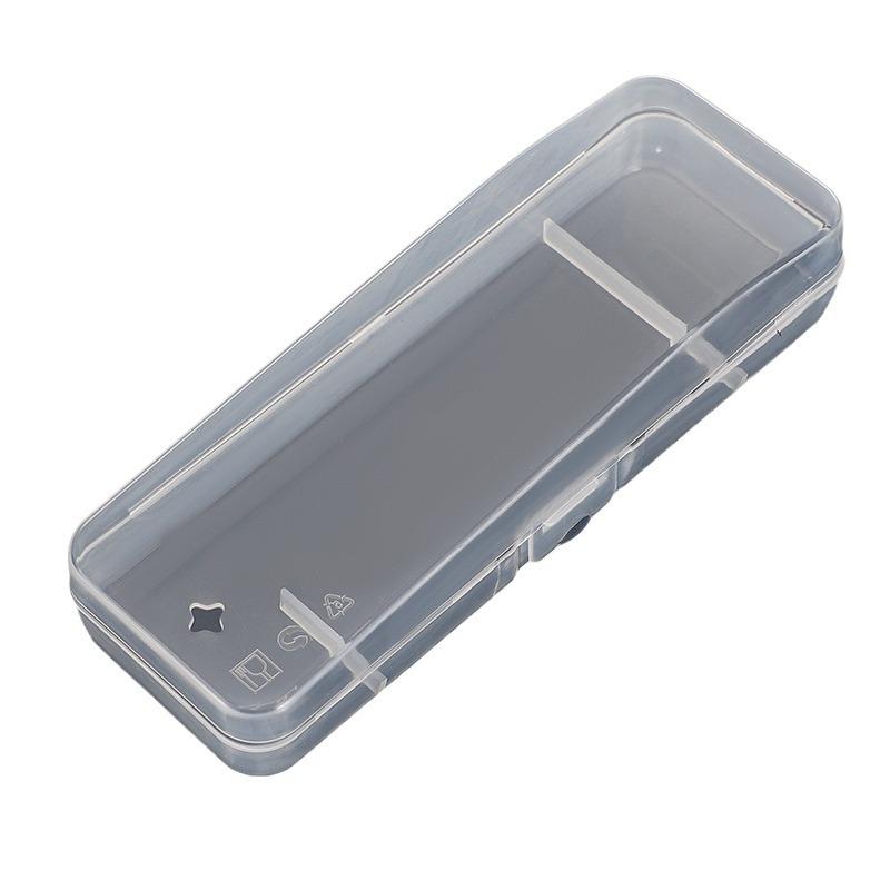 

1Pc Practical Plastic Clear Transparent Collection Razor Cont Case Storage Box
