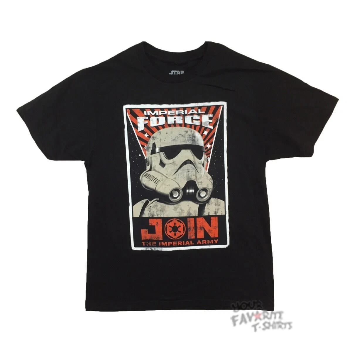 Star Wars Imperial Force Poster Join The Empire Licensed Children s T-shirt Size S 110