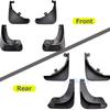 Set Molded Car Mud Flaps For Skoda Fabia Mk2 5J 2007-2014 Mudflaps Splash Guards Mud Flap Mudguards Fender Front Rear Styling