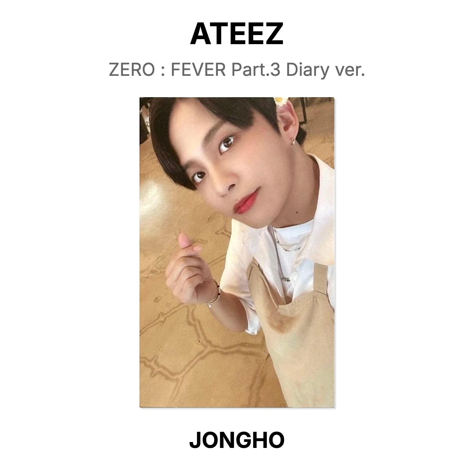 АТИЗ НОЛЬ : FEVER Часть 3 Дневник версия. Официальная фотокарта JONGHO 02