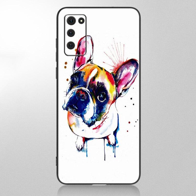 

Чехол с милым тигровым французским щенком для Samsung Galaxy A12 A02S A22 A32 A52 A72 A71 A51 A41 A31 A21 A11 A50 A70 A10S A20S Samsung A12