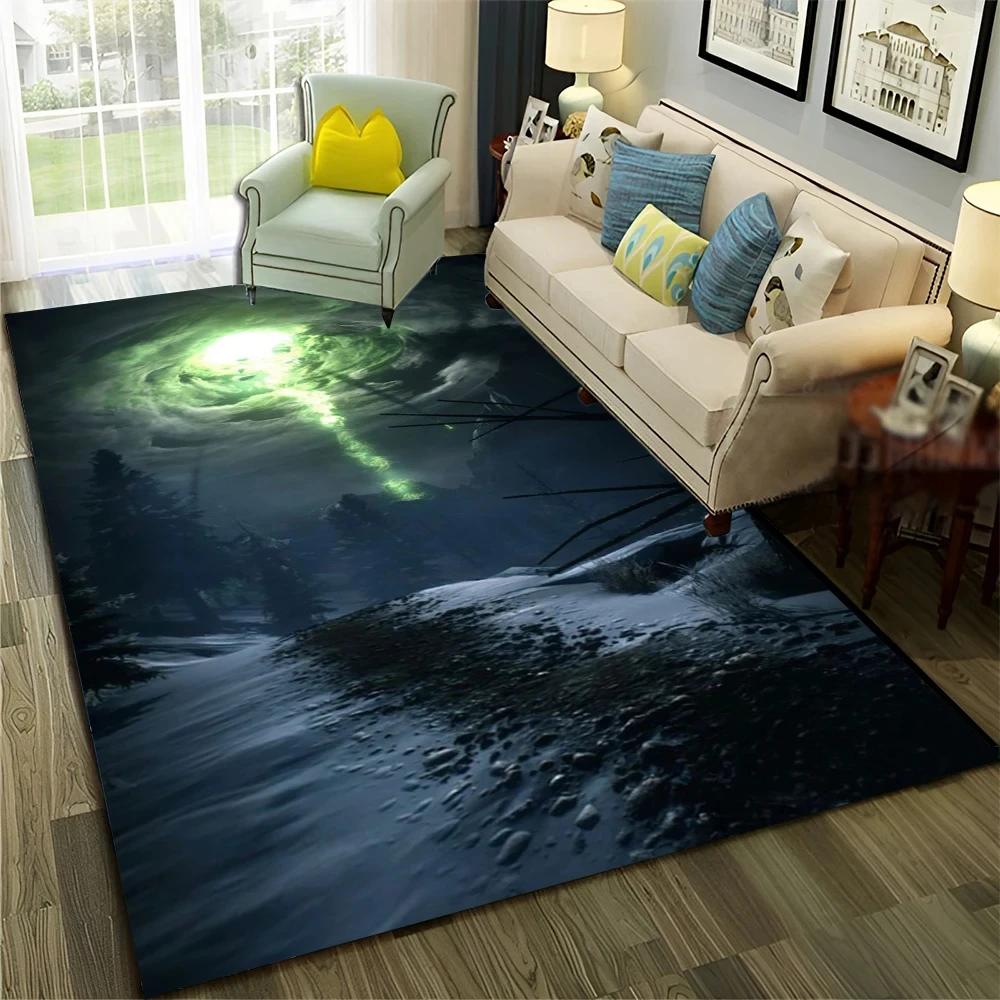 Dream Natural Tornado Cloud Twister Carpet Rug for Home Living Room Bedroom Sofa Doormat Decor,kids Area Rug Non-slip Floor Mat