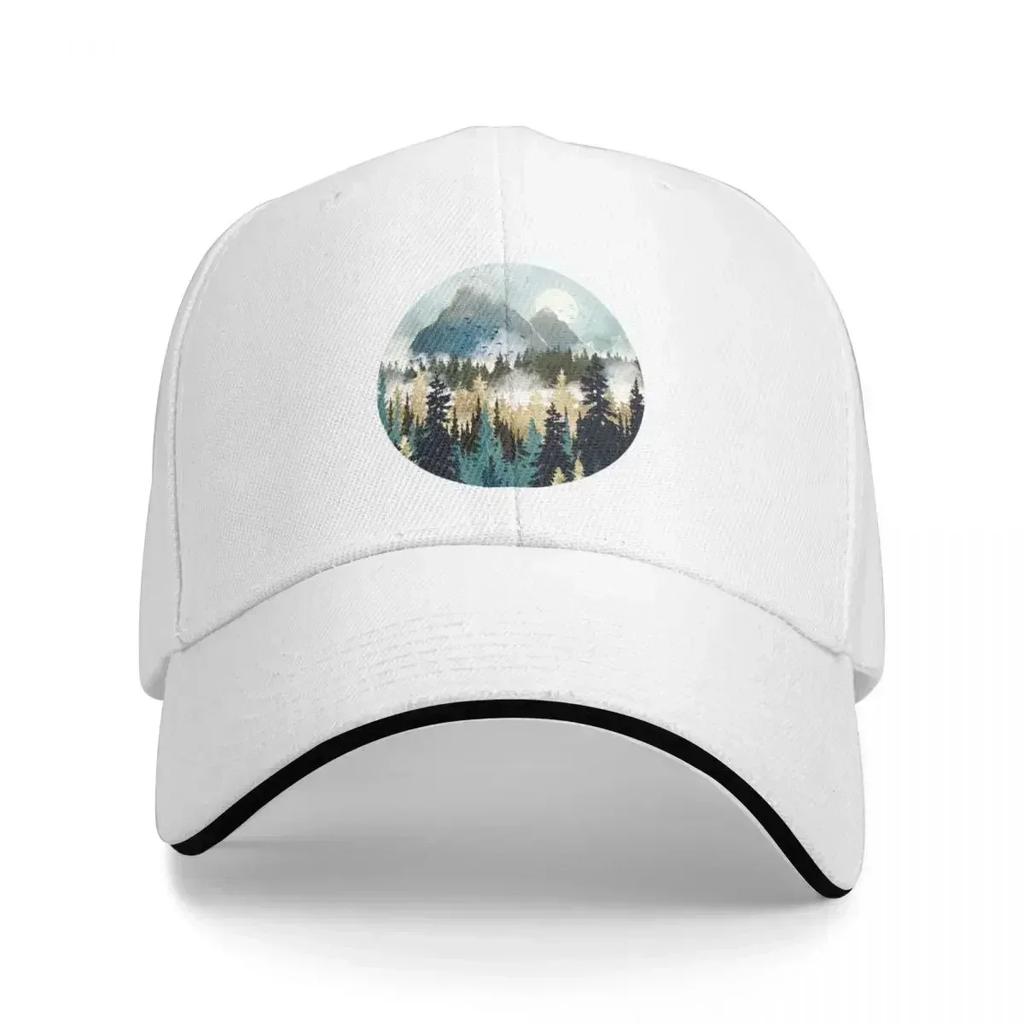 Misty Pines Baseball Cap Vintage Sports Cap Hat Baseball Cap Mens Tennis Women's Sun Protection