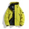 Unisex Heavyweight Hooded Winter Jacket - Thick, Warm, Casual Cotton Coat for Couples.