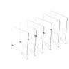 6/4/2pcs Transparent Closet Shelf for Wardrobe Organizer Cloth Divider Cupboard Bookcase Divider Baffle