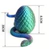 Artikuliertes 3D-gedrucktes Schlangentier 30cm mit 8,5cm Ei Flexible Tierfigur für Schreibtisch Zuhause Büro Dekoration Display Geschenk Dekor