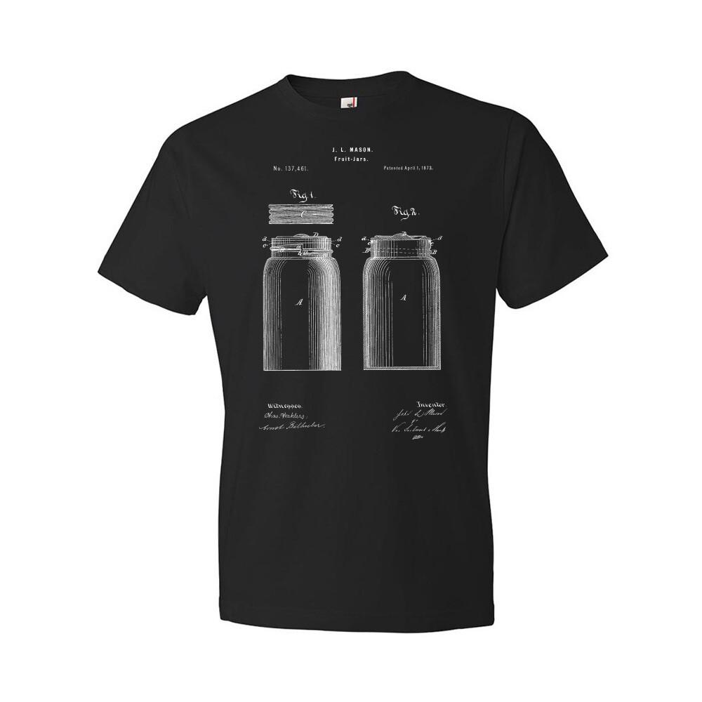 Mason Jar Patent Shirt Collector Gift Culinary Gift Food Lover Gift Cooking Gift XXXL