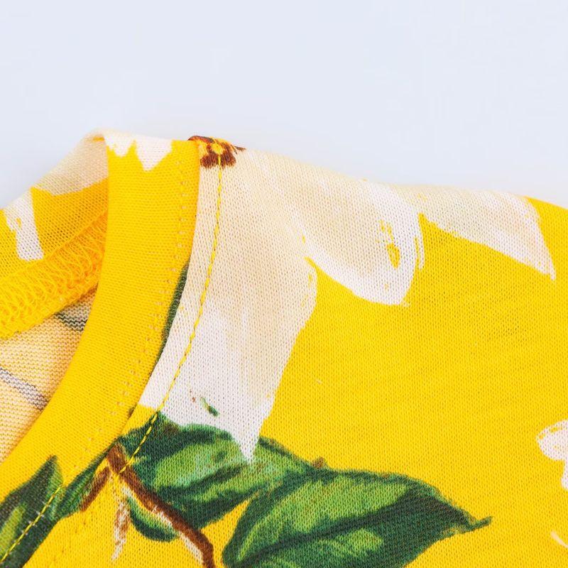 Kaslead New Women clothes Western Style Fashion Simple and Versatile Print T-shirt Top 0264335