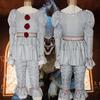 Anime Night Clown Joker Adult Pennywise Cosplay Costume Halloween Clown Stephen King Men Women Cos Suits Outfit Uniform Party