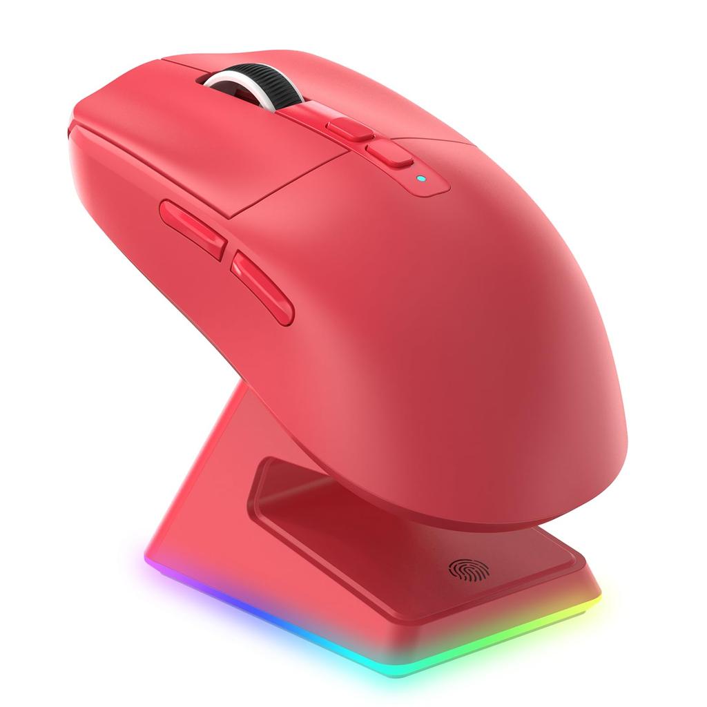 x ATTACK SHARK X6 Lightweight 49g Gaming Wireless Optical Sensor PAW3395 High Recovery Rate Ring 6 Types of DPI Magnet Charging Stand Fast Compatible