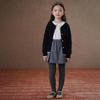 Hacikis Girls' Korean Style Long-Sleeve White Shirt