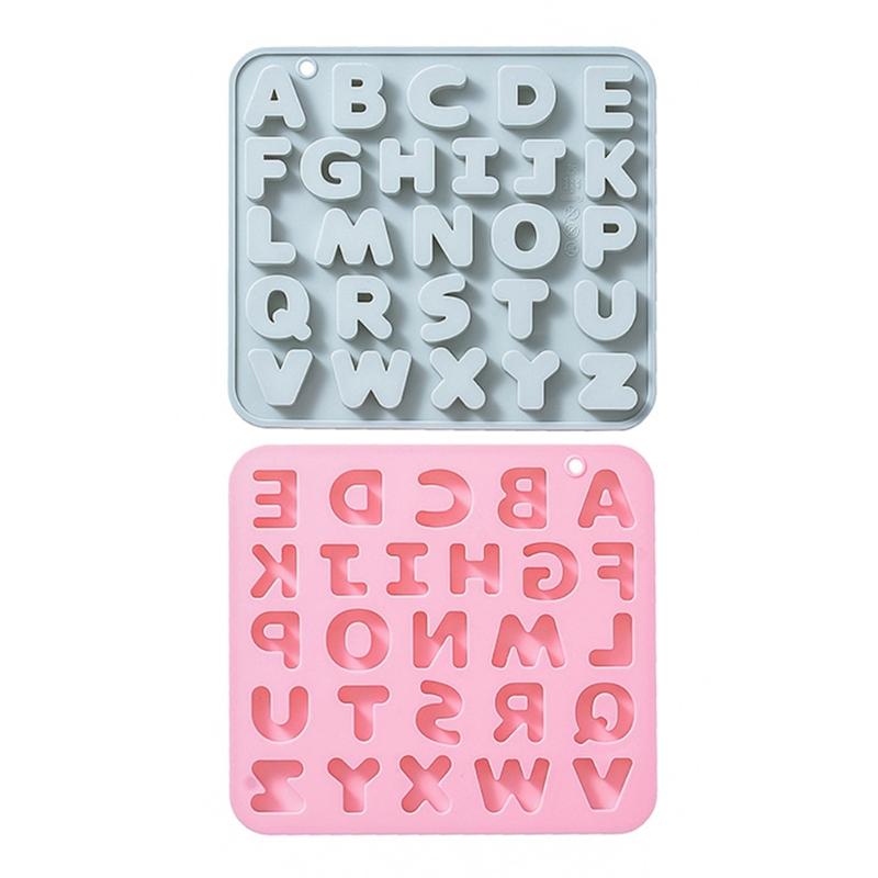 Silikonform in Buchstabenform Fondant Schokoladenform DIY Kuchen Dessertform Zuhause Küche Backen DIY Zubehör